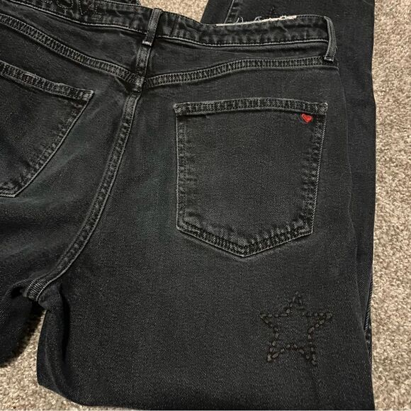 Anthropologie Sundry Stars Ultra High-Rise Straight Black Jeans - Picture 12 of 13